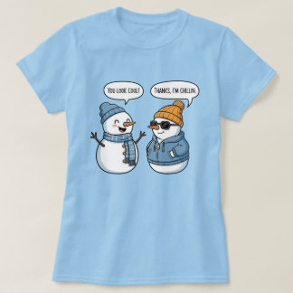 Camiseta Cool Snowman Friends