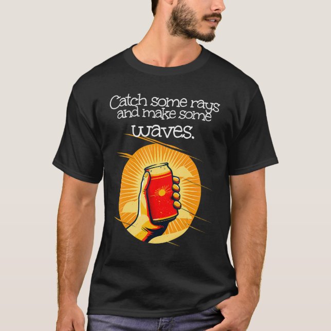 Camiseta Cool soft drink Can for catching some rays (Frente)
