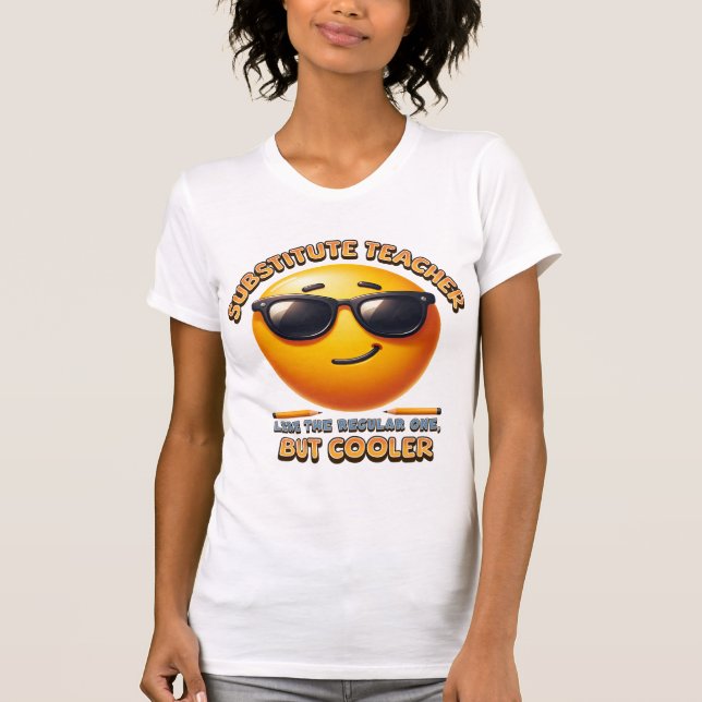 Camiseta Cool Substitute Teacher (Frente)