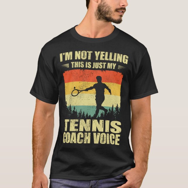 Camiseta Cool Tennis Coach For Men Women Team Tennis Player (Frente)