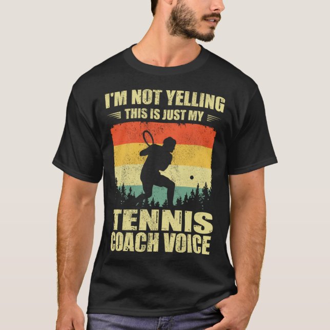 Camiseta Cool Tennis Player For Men Women Team Tennis Coach (Frente)