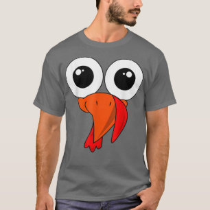 Camiseta Cool Thanksgiving TurkeyCute Turkey Face 