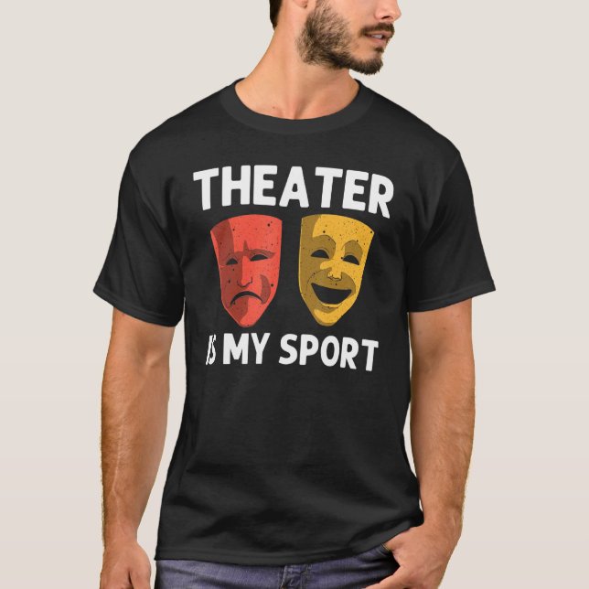 Camiseta Cool Theater For Men Women Broadway Musical Theatr (Frente)