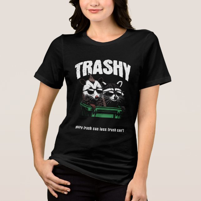 Camiseta Cool Trash Panda and  Opossum for raccoon lovers (Frente)