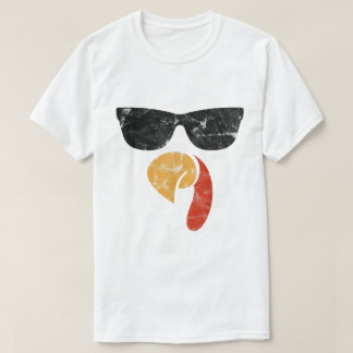 Camiseta Cool Turkey Face Sunglasses Thanksgiving Art