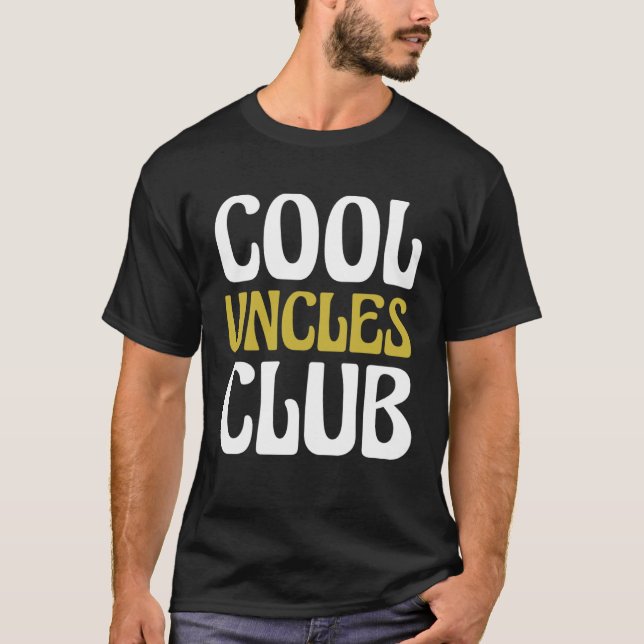 Camiseta Cool Uncles Club Become Uncle (Frente)