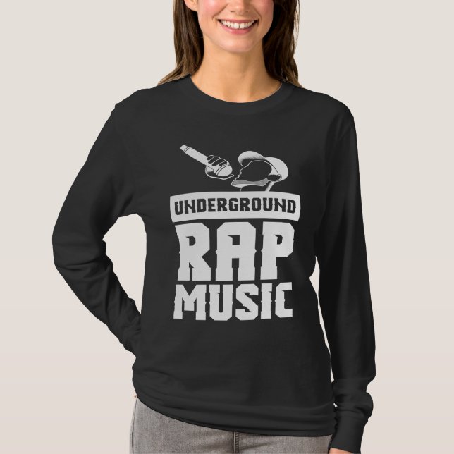 Camiseta Cool Underground Rap Music Rap (Frente)