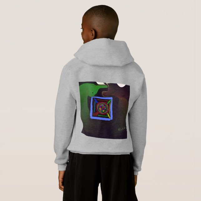 Camiseta Cool View! - Boy's Hoodie (Parte Traseira Completa)