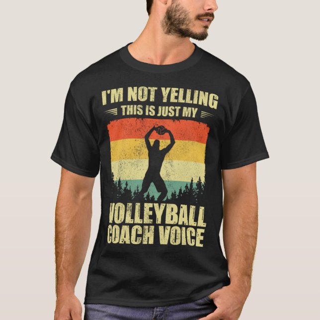 Camiseta Cool Volleyball Coach For Men Women Team Volleybal (Frente)