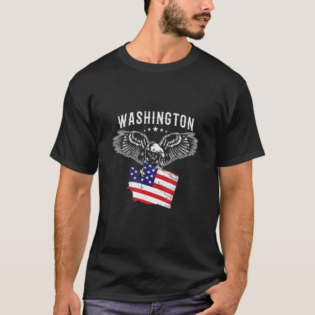 Camiseta Cool Washington State 3 (Frente)