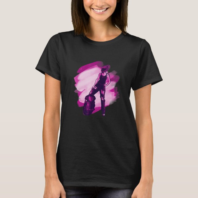 Camiseta Cool Woman Electric Unicycle (Frente)