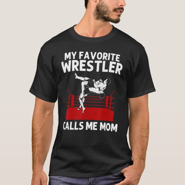 Camiseta Cool Wrestling For Mom Mama Wrestler Sports Wrestl (Frente)