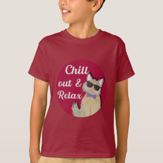 Camiseta CoolCat -Chill Out & Relax - lustiges Katzendesign
