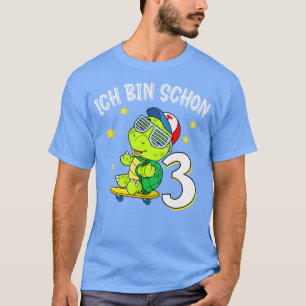 Camiseta Coole Kinder Schildkrte 3 Geburstag