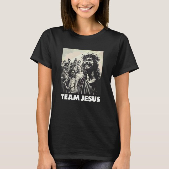 Camiseta Cooler Jesus Christ, Team Jesus, Jesus Christ (Frente)