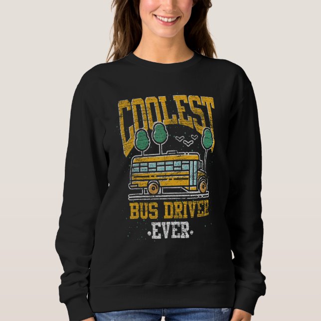Camiseta Coolest Bus Driver Ever School Bus  School Bus Dri (Frente)