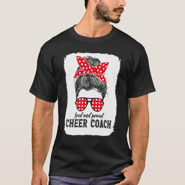 Camiseta Coolest Cheer Coach Assistant Cheering Coaching Li (Frente)