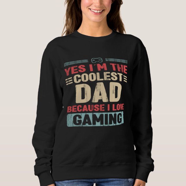 Camiseta Coolest Dad because love Gaming (Frente)