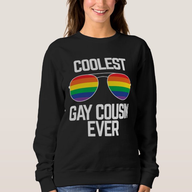 Camiseta Coolest Gay Cousin Ever  Gay Pride (Frente)