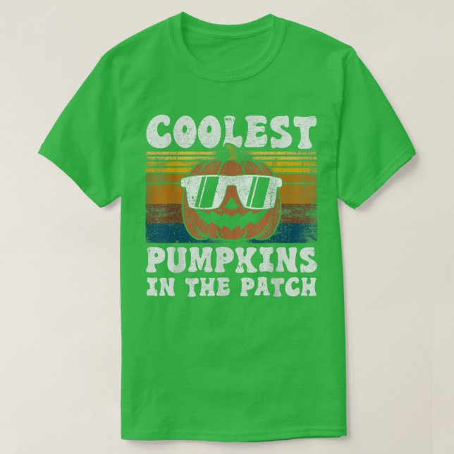 Camiseta Coolest Pumpkin In The Patch Halloween For Boys Gi (Frente do Design)