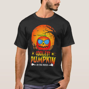 Camiseta Coolest Pumpkin In The Patch Halloween Pumpkin Sun