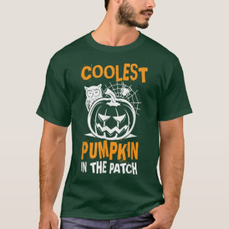 Camiseta Coolest Pumpkin In The Patch Toddler Boys Hallowee