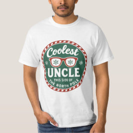 Camiseta Coolest Uncle This Side of the North Pole | Retro