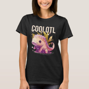 Camiseta Coolotl Axolotl Anfíbio Mexicano Andando