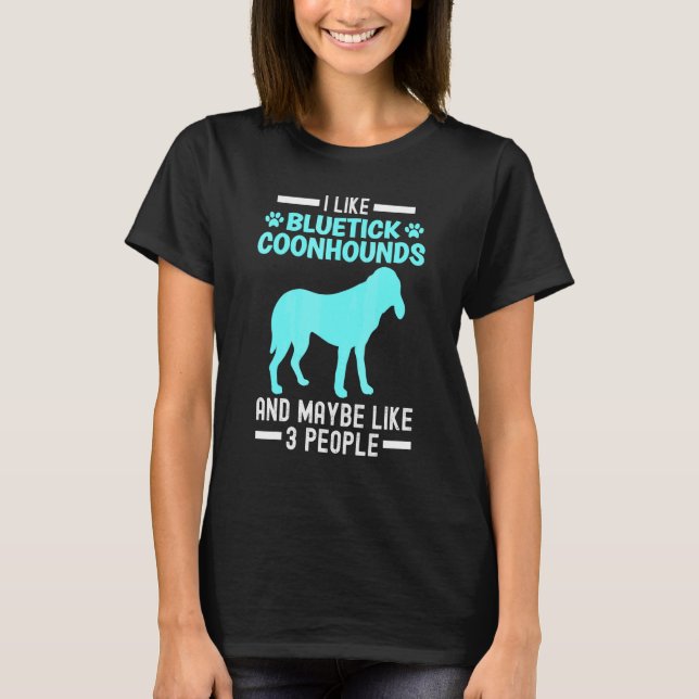 Camiseta Coonhound Bluetick (Frente)
