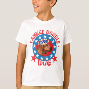 Camiseta Coonhound patriótico de Redbone