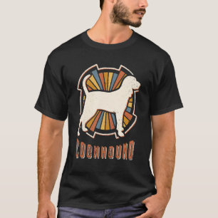 Camiseta Coonhound Vintage Clássico Retro Dog Love