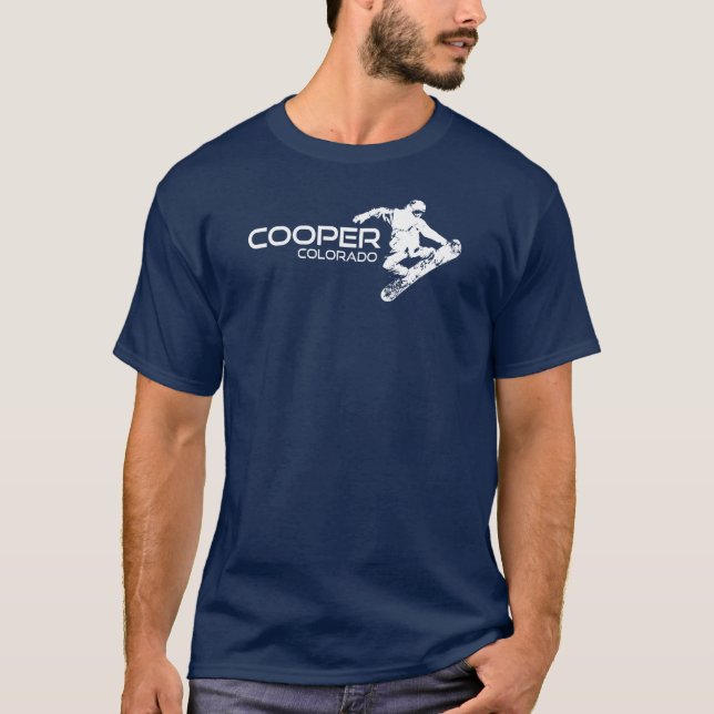 Camiseta Cooper Colorado Snowboarder (Frente)