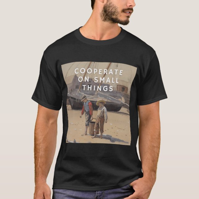 Camiseta Cooperar em pequenas coisas (Frente)
