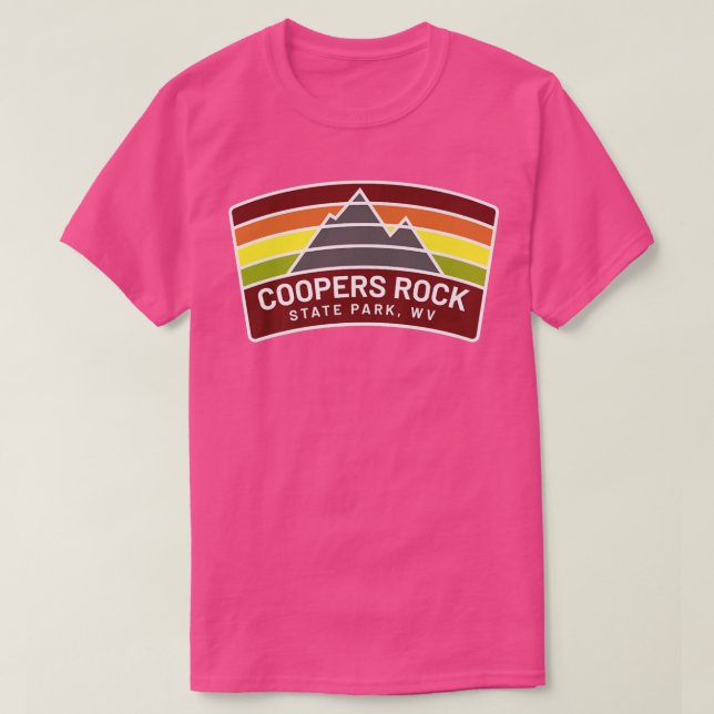 Camiseta Coopers Rock State Park West Virginia Mountain WV (Frente do Design)