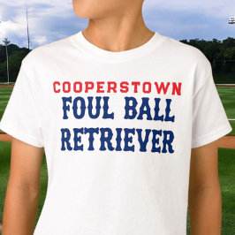 Camiseta Cooperstown Foul Ball Retriever Sibila Baseball