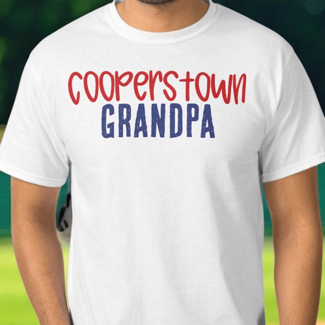 Camiseta Cooperstown Grandpa Gramps Baseball Tournament  (Criador carregado)