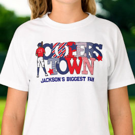 Camiseta Cooperstown Irmão Maior Fã / Patriótico Personaliz