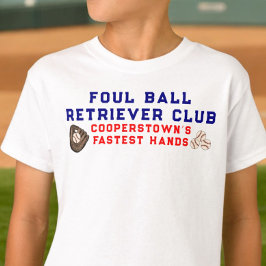 Camiseta Cooperstown Siblings Foul Ball Retriever Club