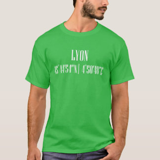 Camiseta Coordenadas da Cidade Lyon engraçado