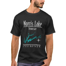 Coordenadas do Mapa do Norris Lake Tennessee
