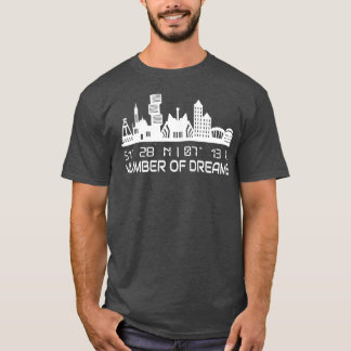 Camiseta Coordenadas GPS Cidade De Bochum Skyline Cidade do