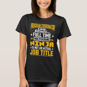 Camiseta Coordenador de Administrador do Organizador Funny