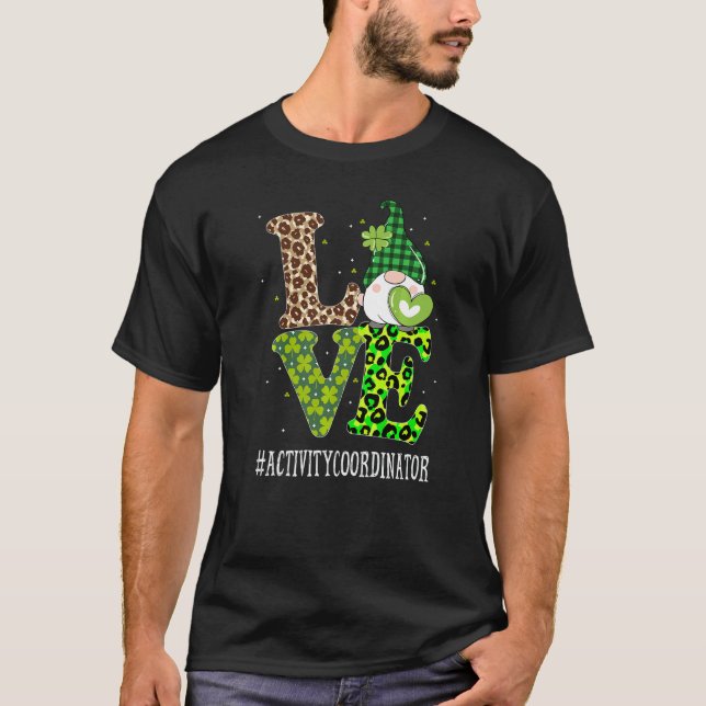 Camiseta Coordenador de Atividades Dia de São Patrício de A (Frente)