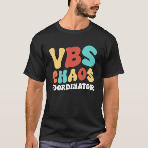 Camiseta Coordenador de Caos da Escola Bíblica de Férias VB