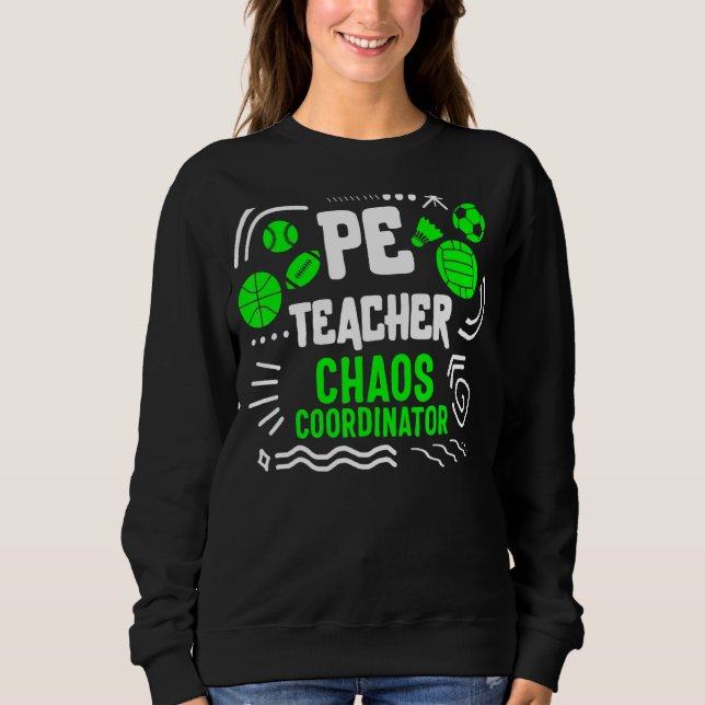 Camiseta Coordenador de Caos de Professores de Educação Fís (Frente)