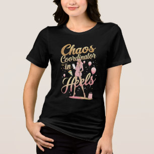 Camiseta Coordenador de caos em saltos Planejador de Even