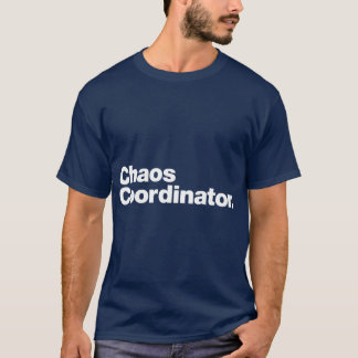 Camiseta Coordenador de Caos engraçado