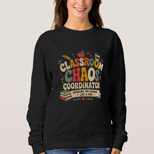 Camiseta Coordenador de Caos na Sala de Aula (Frente)
