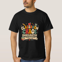 Camiseta Coordenador de Caos na Sala de Aula
