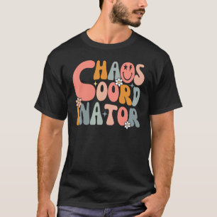 Camiseta Coordenador de Caos Retrô Humor Divertido Professo